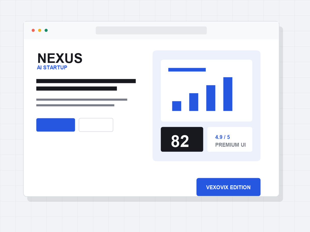 Nexus AI Startup Landing Page