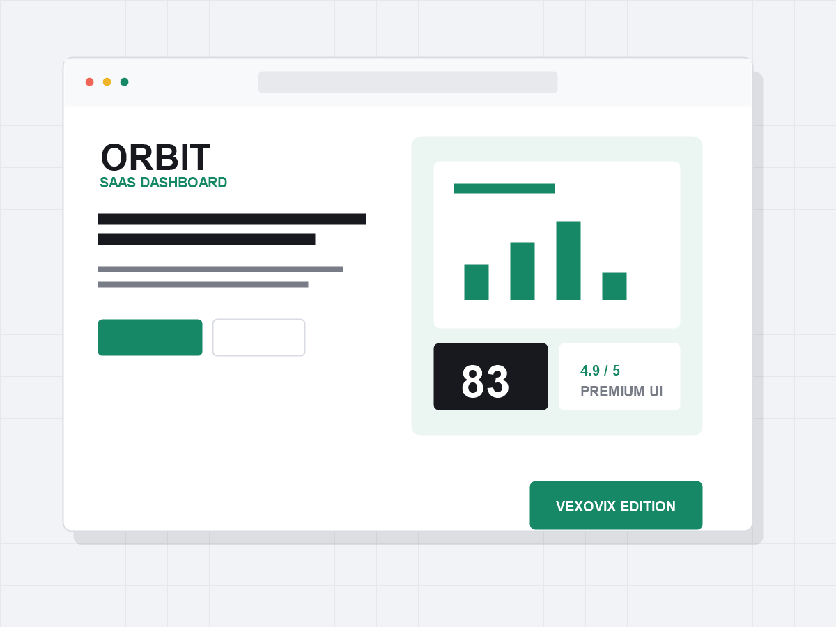 Orbit SaaS Dashboard UI Kit