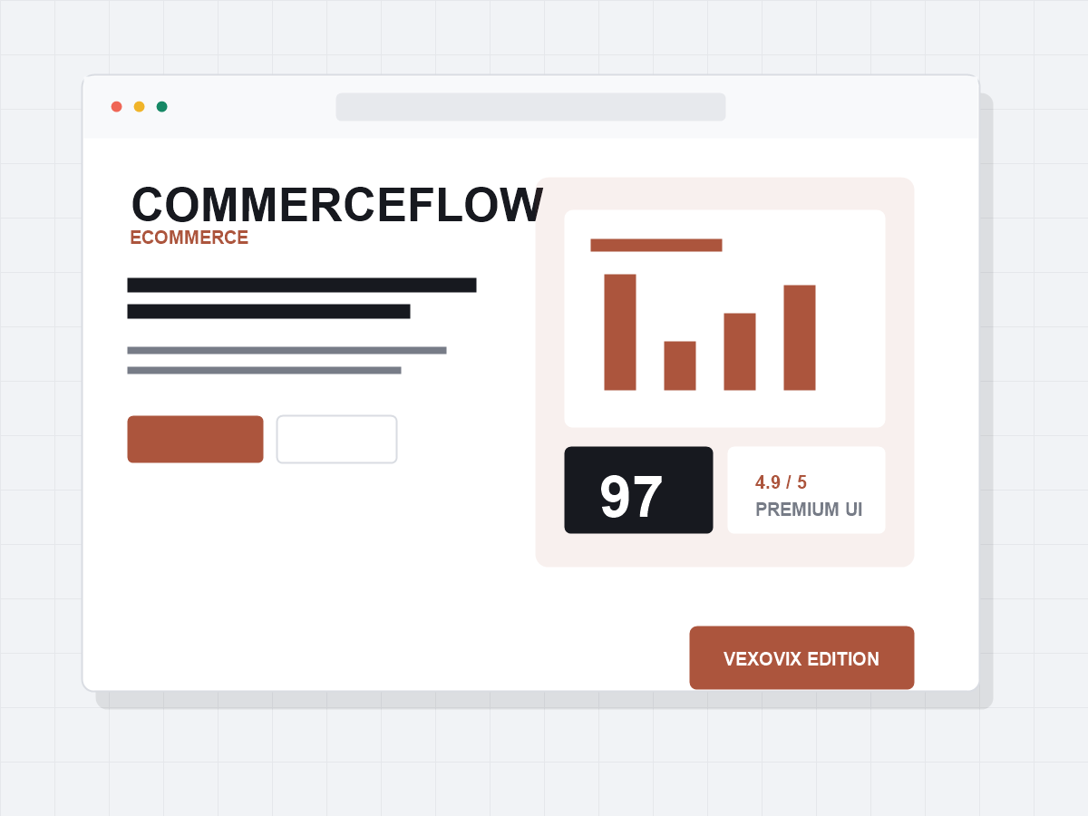 CommerceFlow Ecommerce UI Kit